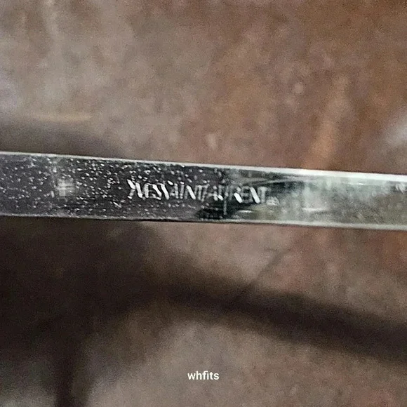 Rare Vintage 70s Yves Saint Laurent Pink Silver Sunglasses with original case - Picture 2 of 7